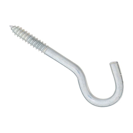 National Hardware National Hardware Zinc-Plated Silver Steel 4-1/2 in. L Screw Hook 125 lb 1 pk N220-871